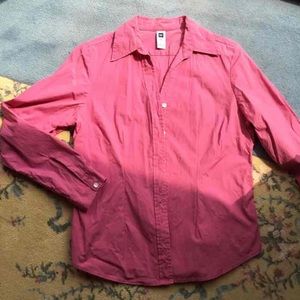 GAP Pink Button Down Shirt for Women